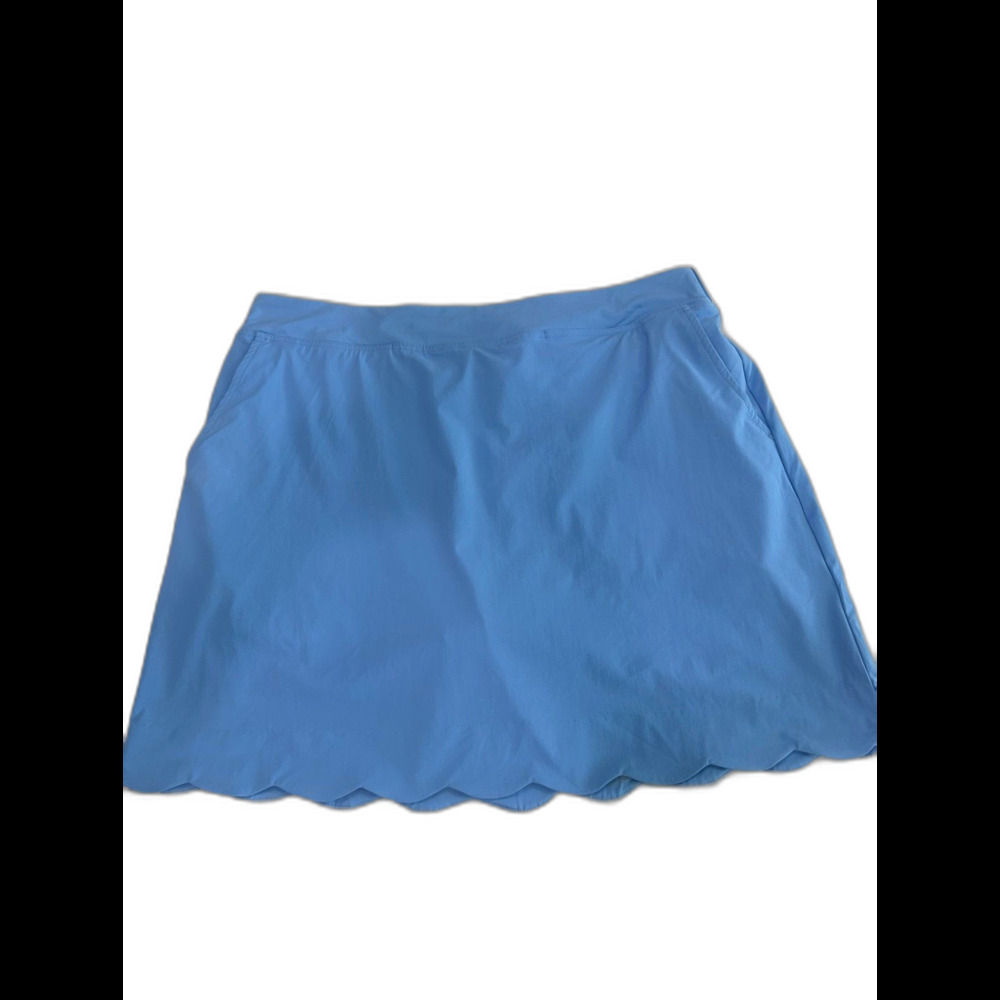Renwick (RNWK) Skort Women's Size L Periwinkle Athletic Golf Scalloped Hem - Picture 2 of 10